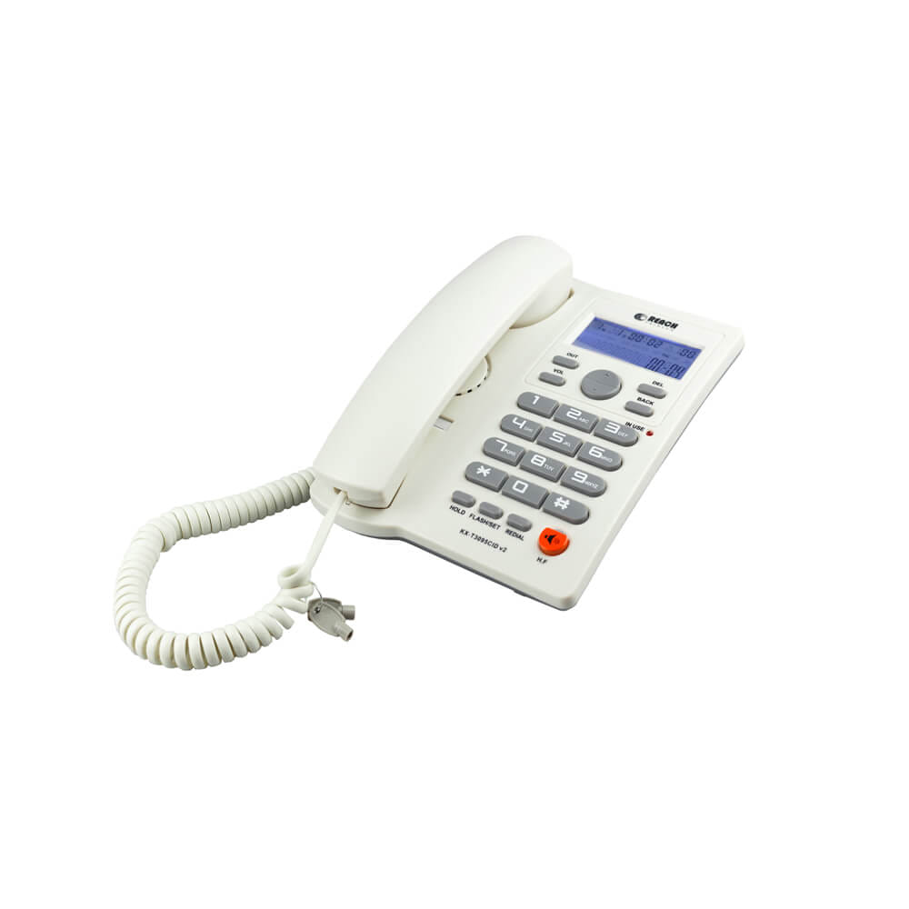 โทรศัพท์บ้านโชว์เบอร์โทรเข้า  REACH รุ่น  KX-T3095V2 LIGHT GREY_2